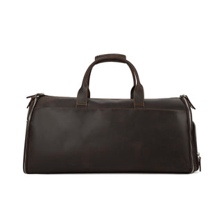 Cochon Collapsible Leather Weekend Duffel