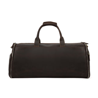 Cochon Collapsible Leather Weekend Duffel