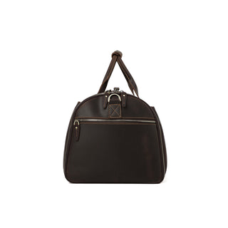 Cochon Collapsible Leather Weekend Duffel