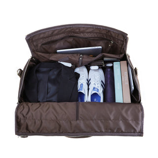 Cochon Collapsible Leather Weekend Duffel