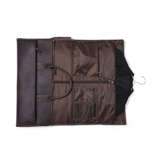 Cochon Collapsible Leather Weekend Duffel