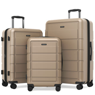 SHOWKOO G7 Luggage 3 Piece Set Suitcase