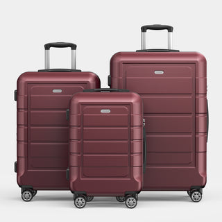 SHOWKOO G7 Luggage 3 Piece Set Suitcase