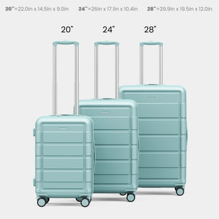 SHOWKOO G7 Luggage 3 Piece Set Suitcase