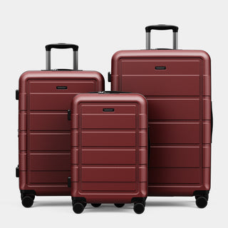 SHOWKOO G7 Luggage 3 Piece Set Suitcase